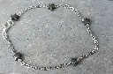 Bracelet simple étoilé - Hématite