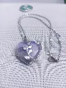 Collier tendresse - Cœur - Pierre au choix