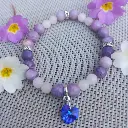 Crystal heart tenderness bracelet