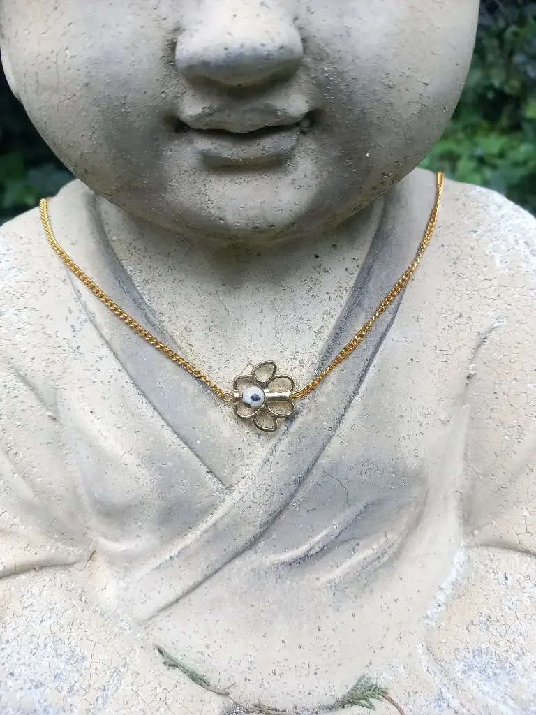 🐾 "My Faithful Companion" Tenderness Necklace - Dog / Cat Paw, Dalmatian Jasper🐾