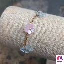 🌸🦋 Bracelet "Jardin Suspendu" -  Papillons et Fleur de Cerisier 🦋🌸