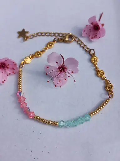 Aurora Borealis Crystal Tenderness Bracelet